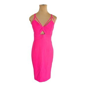 Bardot Pink Strappy Dress